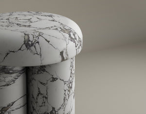 Elegance Calacatta Viola Marble Accent Table