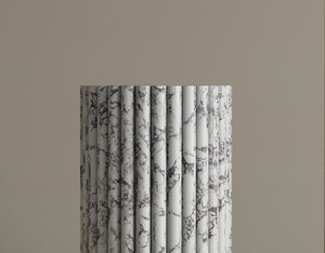 Pillar Trio Calacatta Viola Marble Set