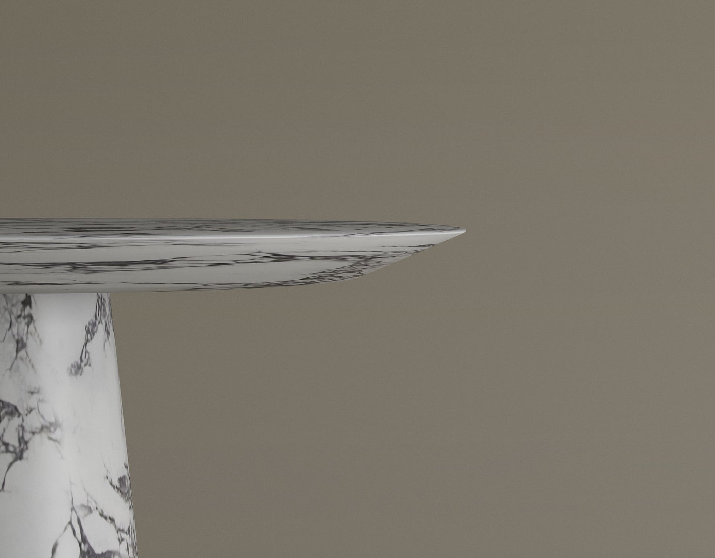 Twin Pillars Calacatta Viola Marble Table Set