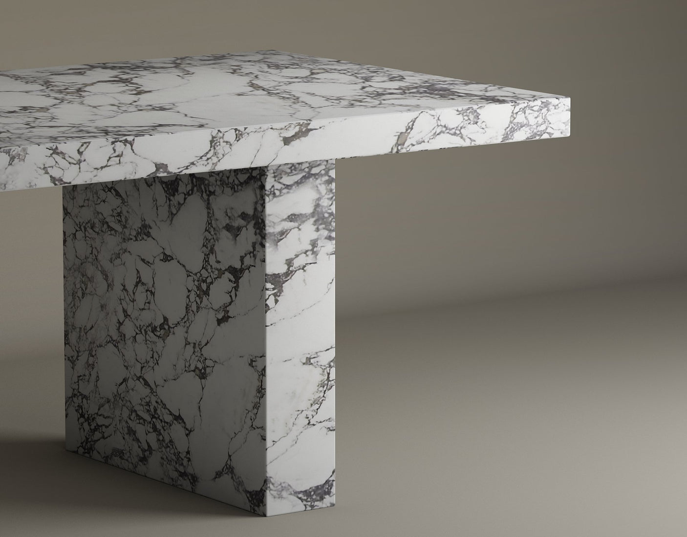 Kensington Calacatta Viola Marble Dining Table