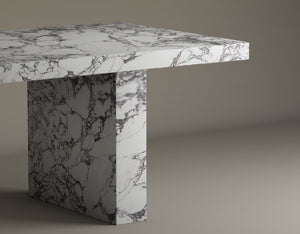 Kensington Calacatta Viola Marble Dining Table