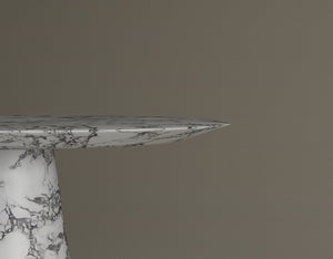 Twin Pillars Calacatta Viola Marble Table Set