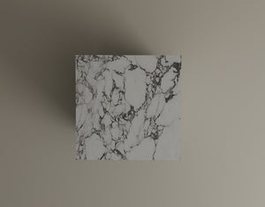 Terra Firma Calacatta Viola Marble End Table