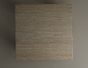 Pebble Path Travertine Coffee Table – Fluid, Freeform Coffee Table with a Unique Stone Finish