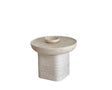 Elegant Travertine End Table for Modern Living Rooms