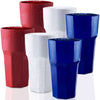 Unbreakable Union Jack Tumblers (Set of 6) – Shatterproof Polycarbonate Drinkware for British Summer Parties