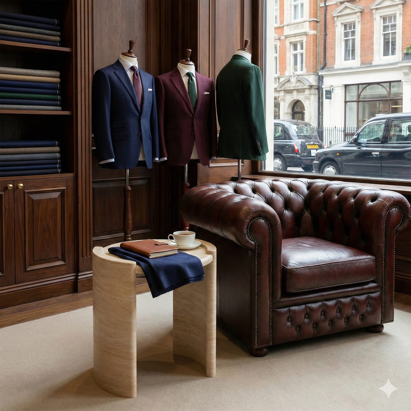 Travertine Arc Table – Curved Minimalist Design in Solid Travertine Stone