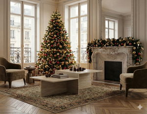 Eco-Friendly Travertine Coffee Table – Sustainably Sourced Stone for a Durable & Stylish Design