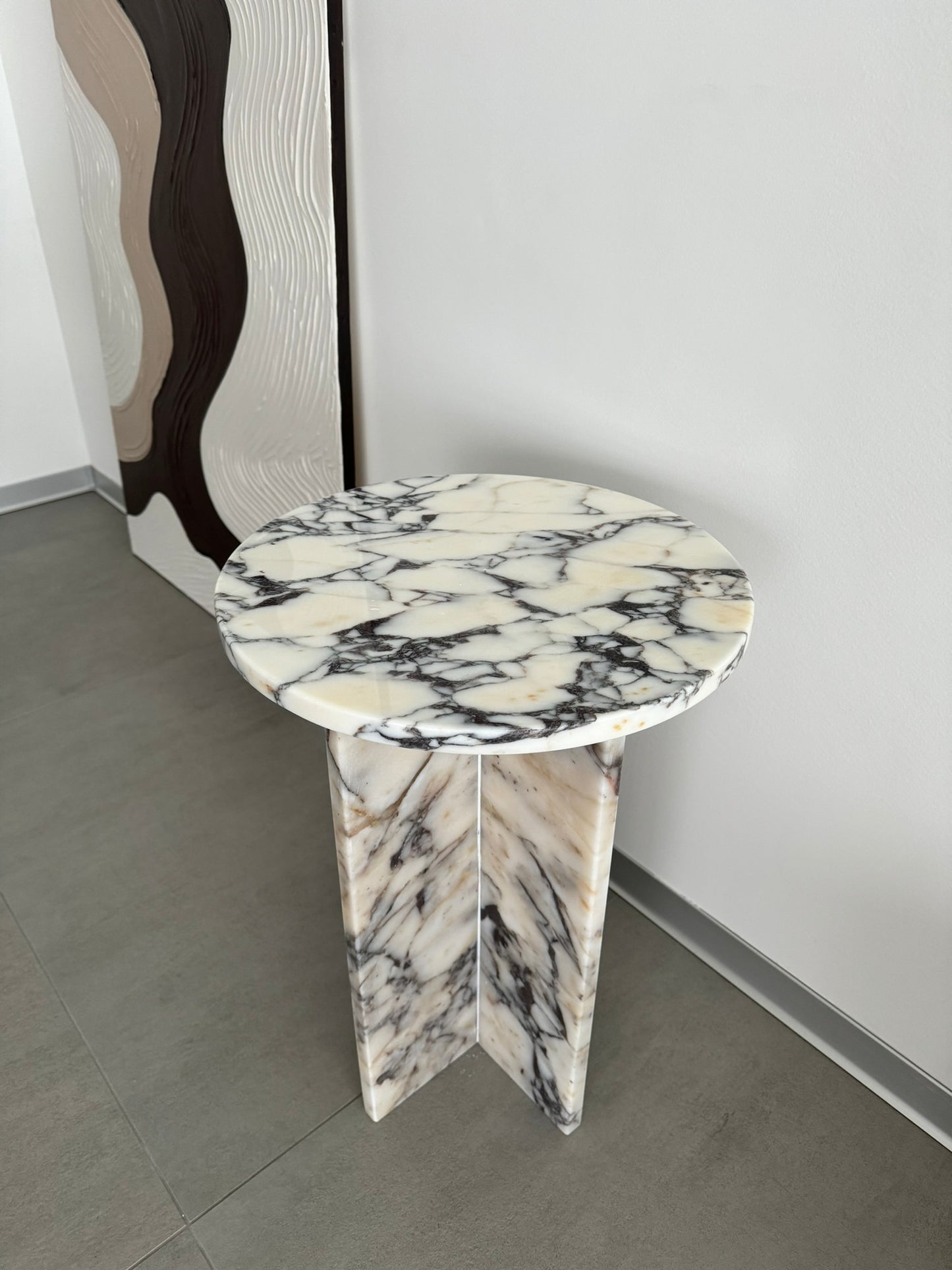 Ela Prestige Calacatta Viola Marble - Table basse en marbre