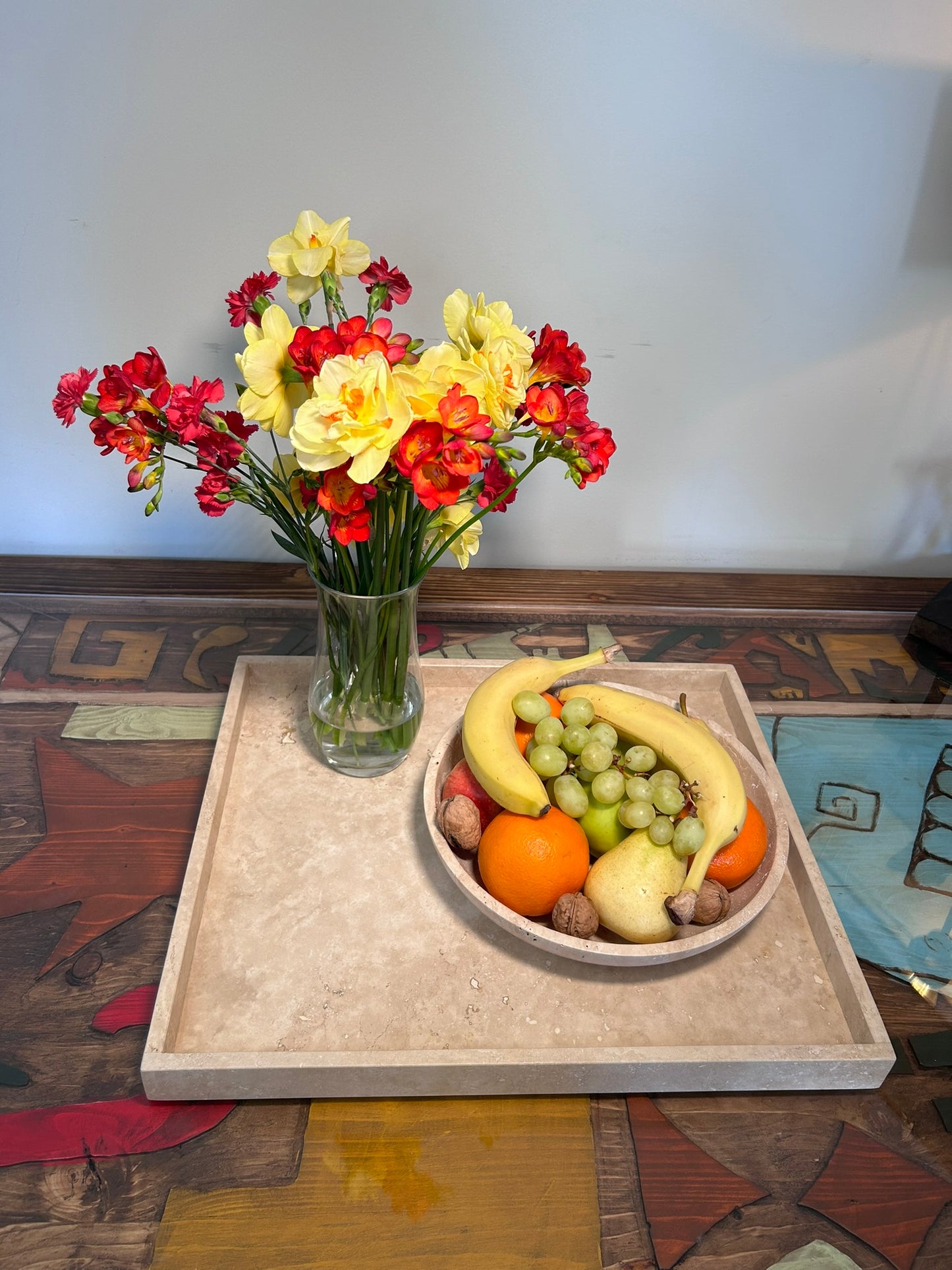 Timeless Travertine Artisanal Bowl