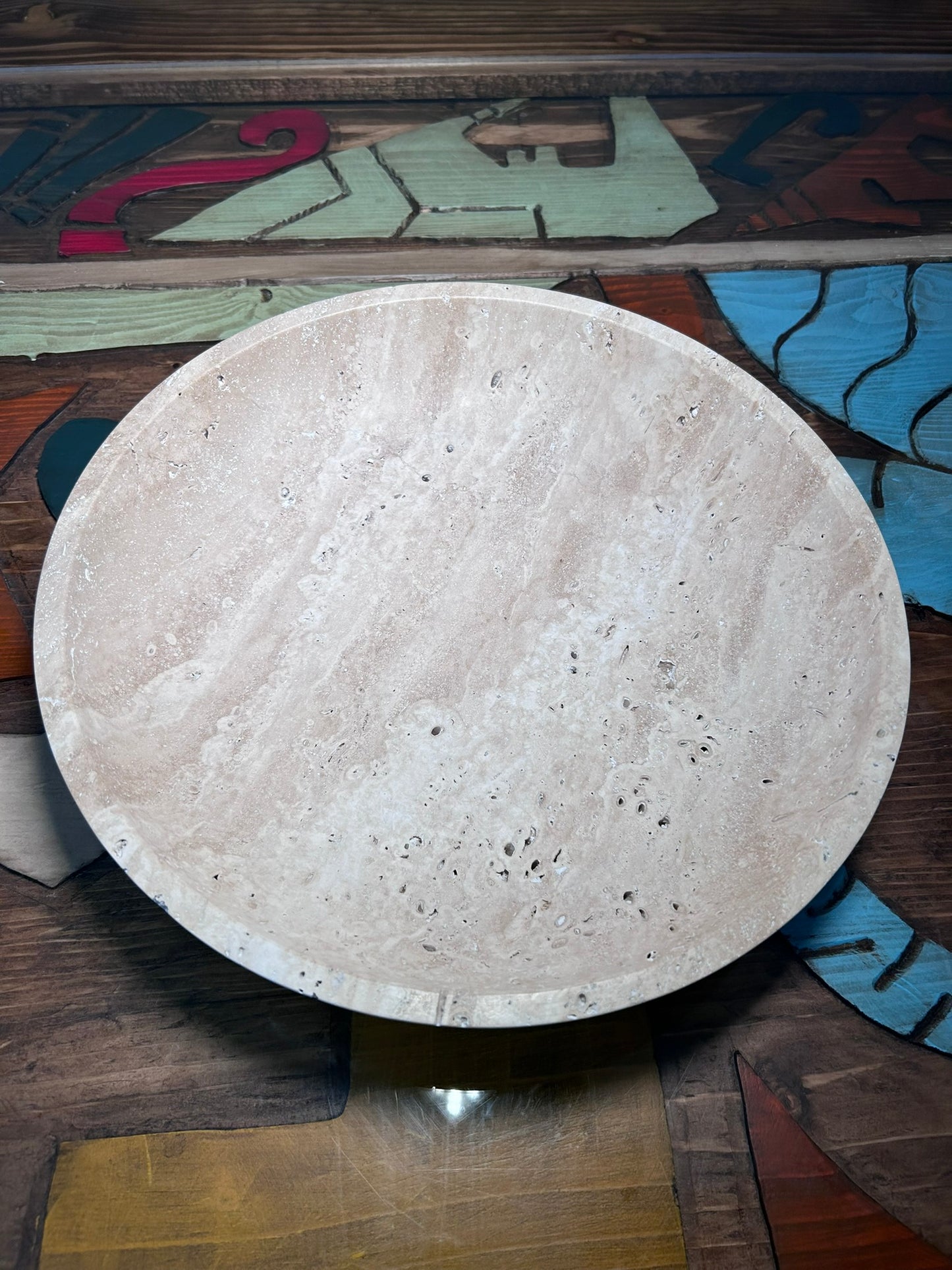 Timeless Travertine Artisanal Bowl