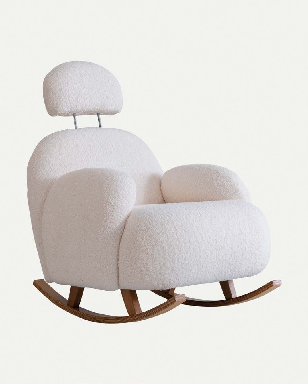 ☁️ Cloud Plush Rocking Chair & Ottoman 🪑 – Travertable