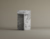 Contemporary Calacatta Viola Marble Side Table